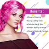 6 Colors Temporary Hair Color Wax, Instant Hair Dye Hair Coloring Wax Mud for Men Women Kids Daily Party Cosplay Halloween DIY Hair Color