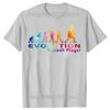 Funny Evolution Of Squash Player T Shirts Men Women Pure Cotton Humor Streetwear Tee Shirt Short Sleeve Unisex Loose Clothing