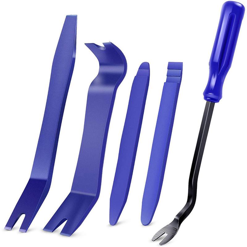 

5/13pcs Auto Trim Removal Tool Kit for Car Door Clip Dashboard Audio Panel Prying Navigation Disassembly Installer Nail Puller