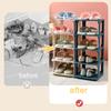 Multi-layer Shoes Storage Rack Minimalist Shoe Organizer for Home Dormitory Saving Space Wall Corner Shoe Cabinets