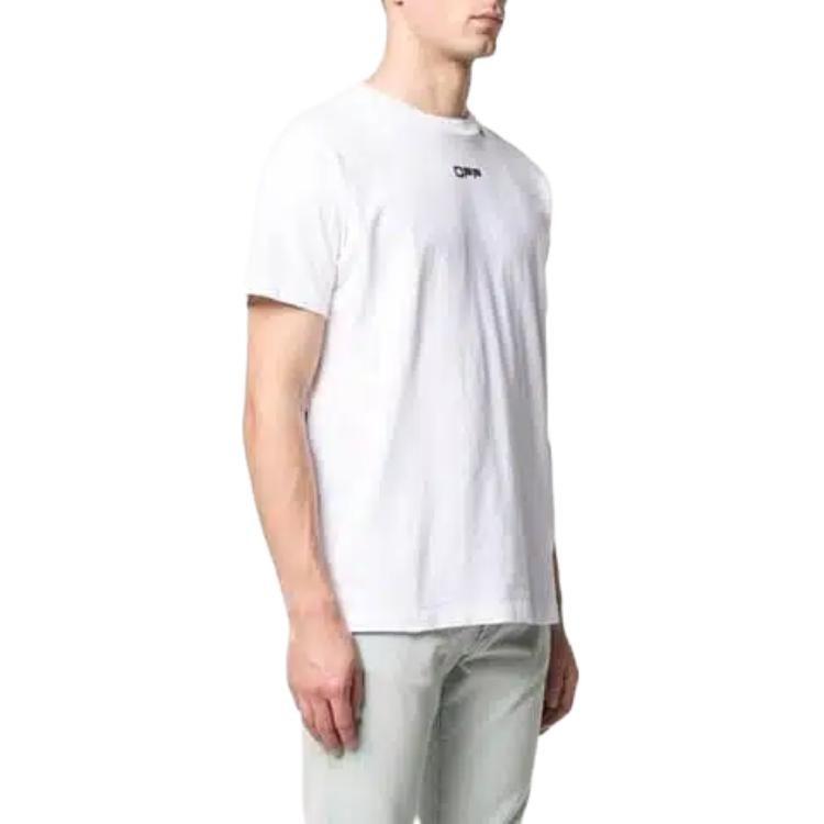 OFF WHITE Slim Fit Caravaggio Square T Shirt OMAA027S201850050188