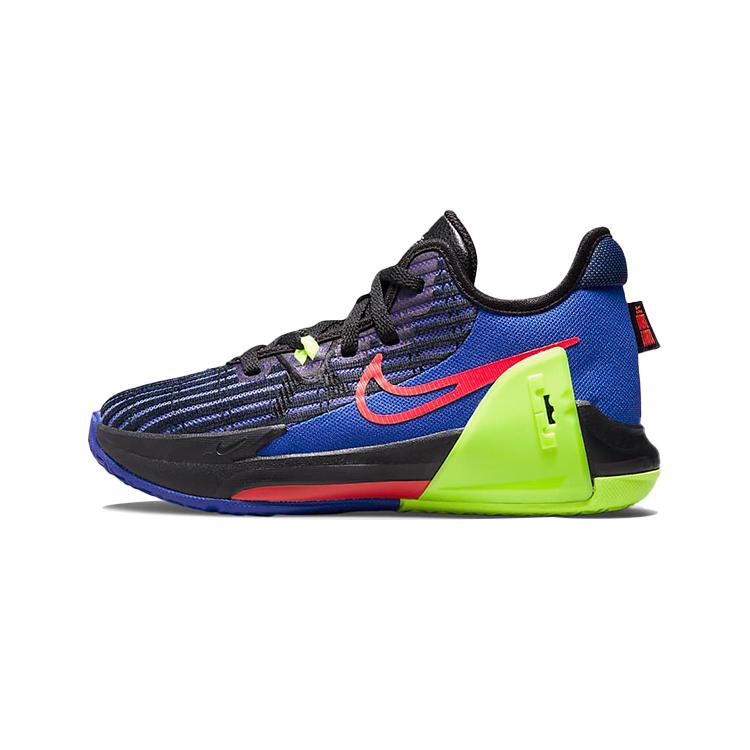 

Nike Abrasion Resistant Breathable Mid top Children s Basketball Shoes Blue Kids DD0424-405 28