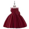 Embroidered Flare Sleeve Princess Mesh Dress for Girls