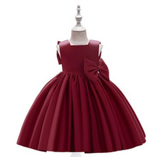 Embroidered Flare Sleeve Princess Mesh Dress for Girls