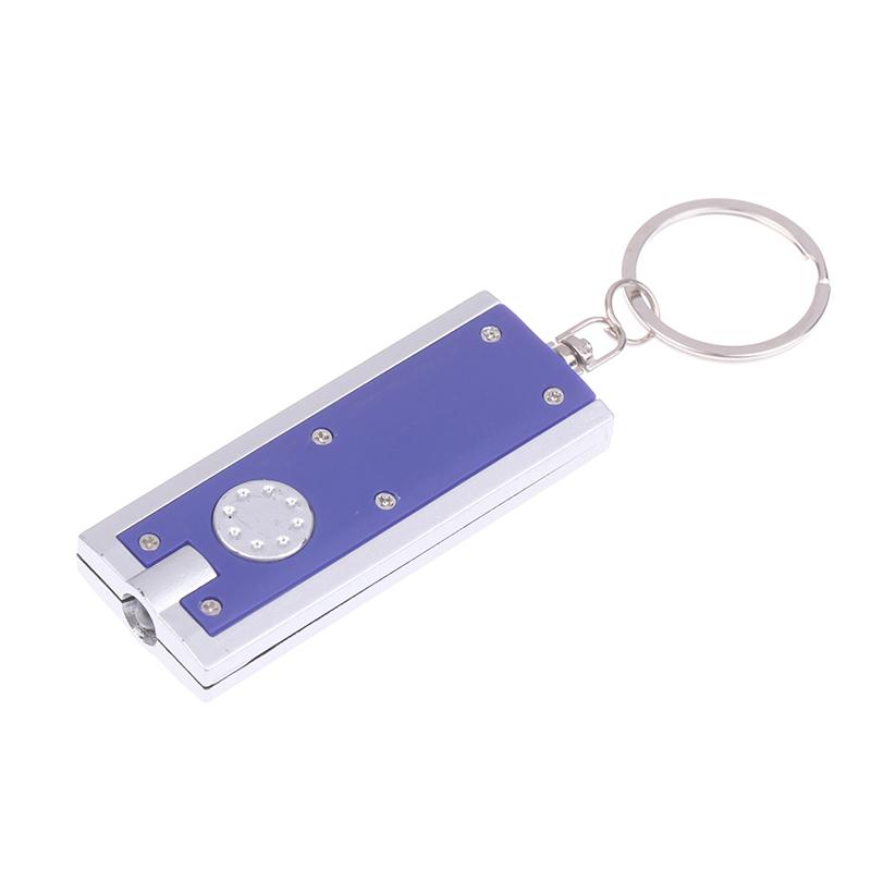 Square Keychain Flashlight Creative Puzzle Game LED Keychain Light Mini Flashlight Pocket Keychain for Keys Backpack Gift