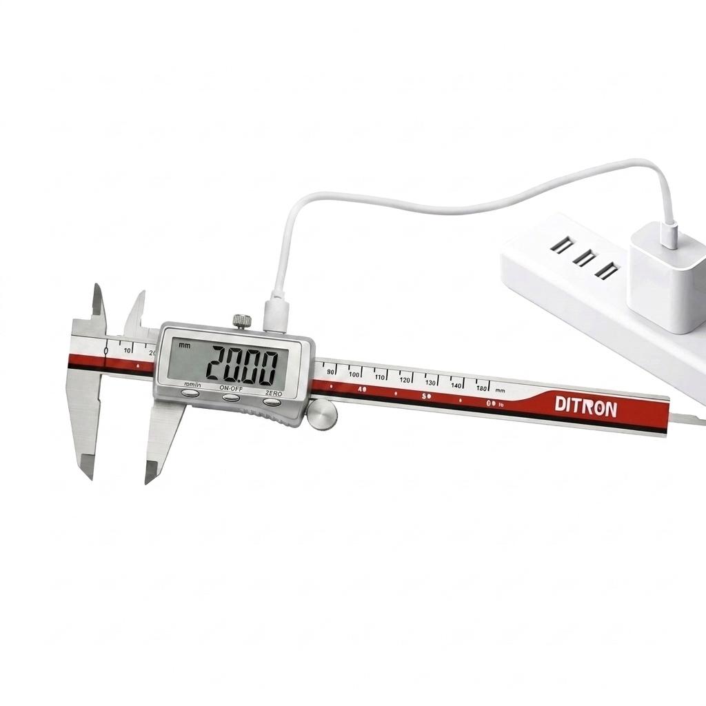 Digital Vernier Caliper Measuring Caliper Rechargeable Digital Vernier Caliper With Measurements With USB-C Measuring Tools 0-150 mm