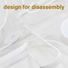 Folding Acrylic Ukulele Stand with Light Musical Instrument Holder Small Guitar Stand for Ukulele, Violin and Mandolin