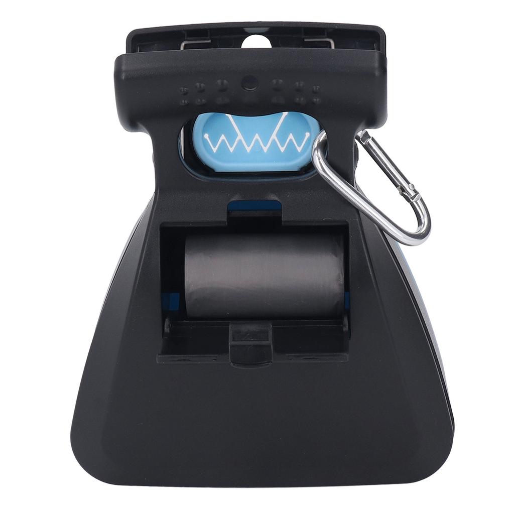 Dog Pooper Scooper Portable Poop Scooper Handheld Size Pup Poop Scoop With Garbage Bag Blue