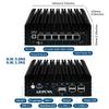 AIOPCWA Mini PC Intel N150 from Firewall Micro Appliance Fanless Mini DDR5 8GB 128GB 2 Triple TF (Upgraded N100), PC, 6-Port i226-V 2.5Gbps LAN,