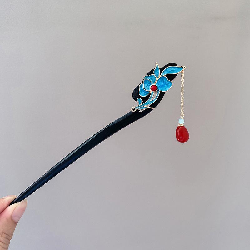 High-End Chinese Tassel Hairpin - Ancient Style for Women's Hanfu Updo