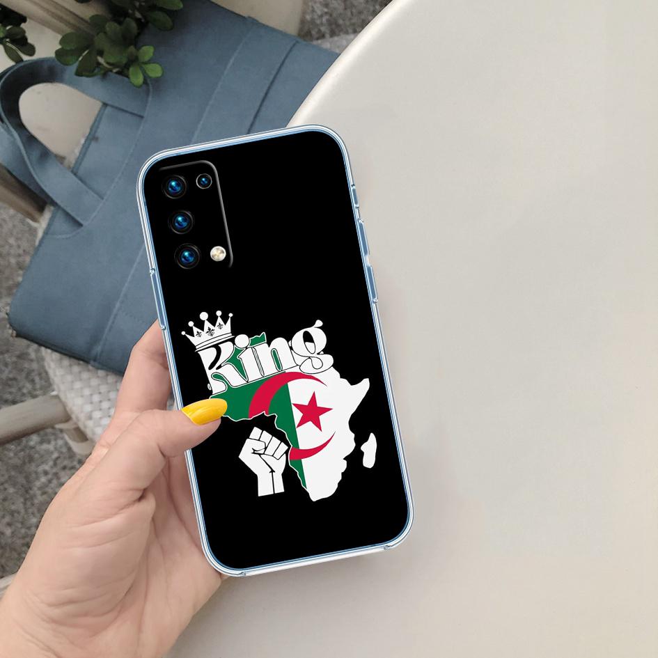 CJ2 Algerian Passport Flag Soft Shell Transparent Phone Case for Motorola Moto G7 G8 G9 G84 G85 G73 G24 G15 Z2 Play Power Plus