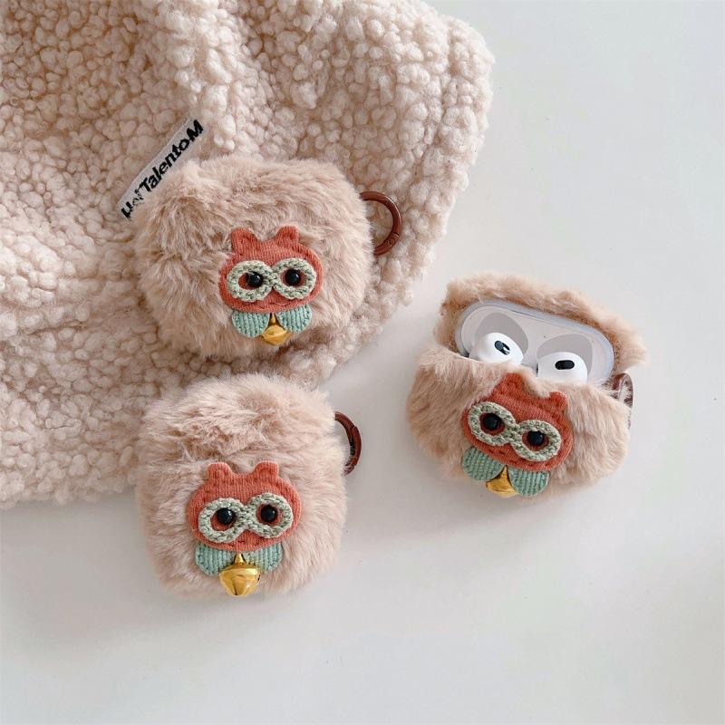 1011 plush owl AirPods pro1 earphone cover for Apple 1/1/1 generation Bluetooth protective case Moe