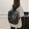 Large Capacity Backpack Women Denim Backpack
