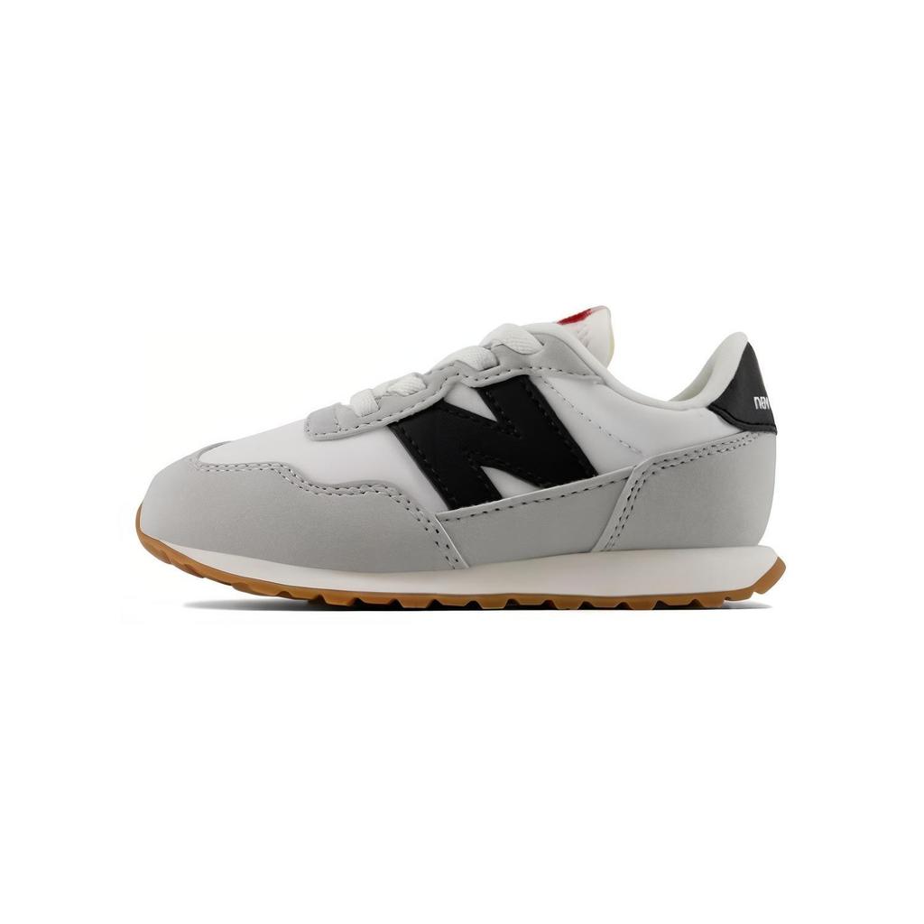 New Balance Nb 237 Comfortable Versatile Shock Absorbing Durable Low Top Walking Shoes Baby Sneaker Gray White IH237CG