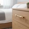 1pair Cabinet Pull Wooden Dressers Knob Simple Drawer Pulls Handles Kitchen Bedroom Furniture Hardware Enduring