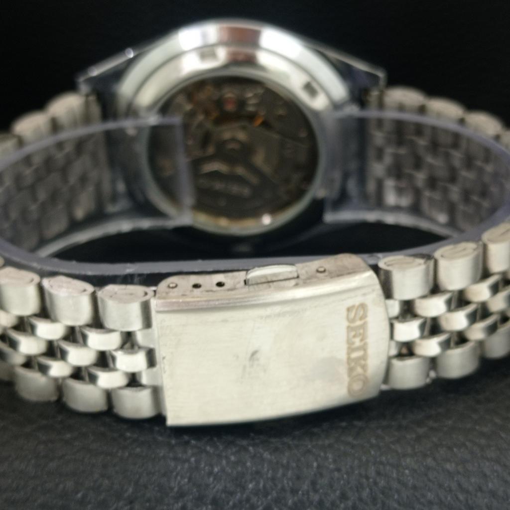 VINTAGE REFURBISHED SEIKO 5 AUTOMATIC JAPAN MENS ROMAN FIGURE WATCH a442636-1
