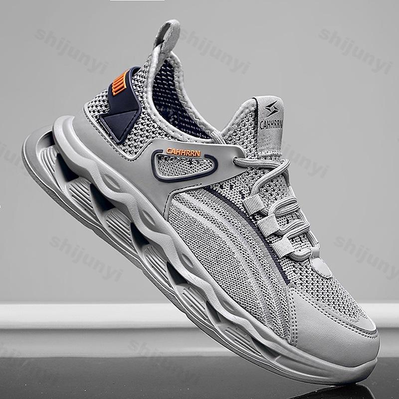 Fashion Fly Weave Designed Casual Shoes for Men 2025 Summer New Mesh Breathable Comfortable Sports Shoes Fashion Trend Low Top Sneakers