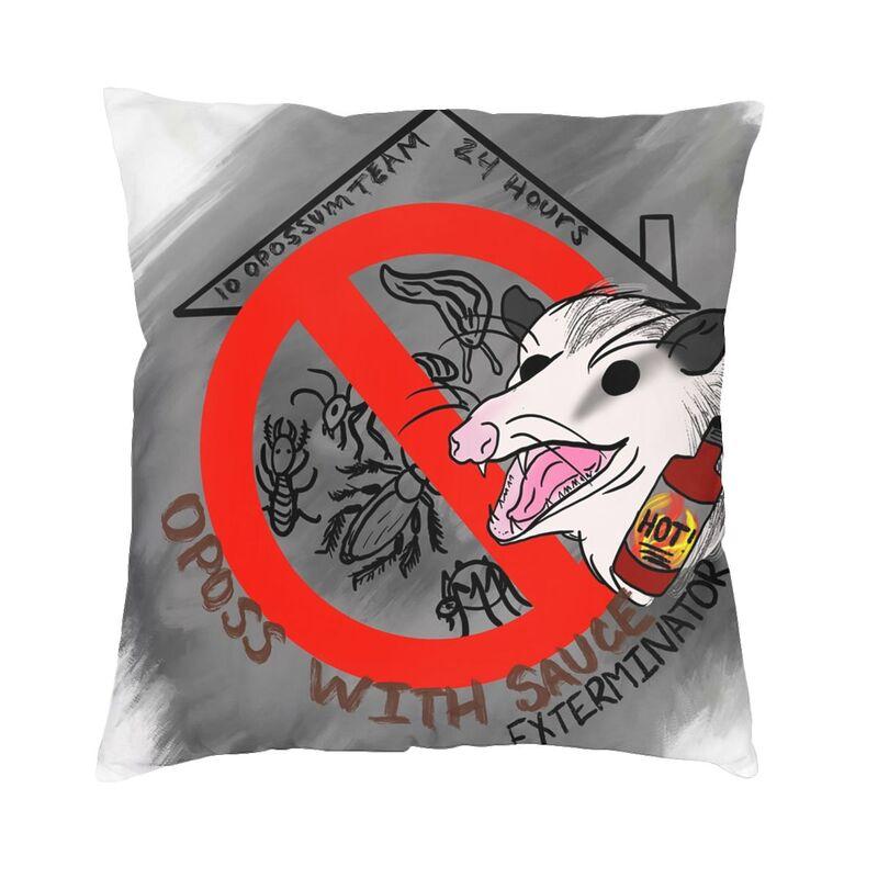 The Hungry Opossum Cushion Cover Two Side Printing Animal Pet Throw Pillow Case For Living Room Cool Pillowcase Home Decor