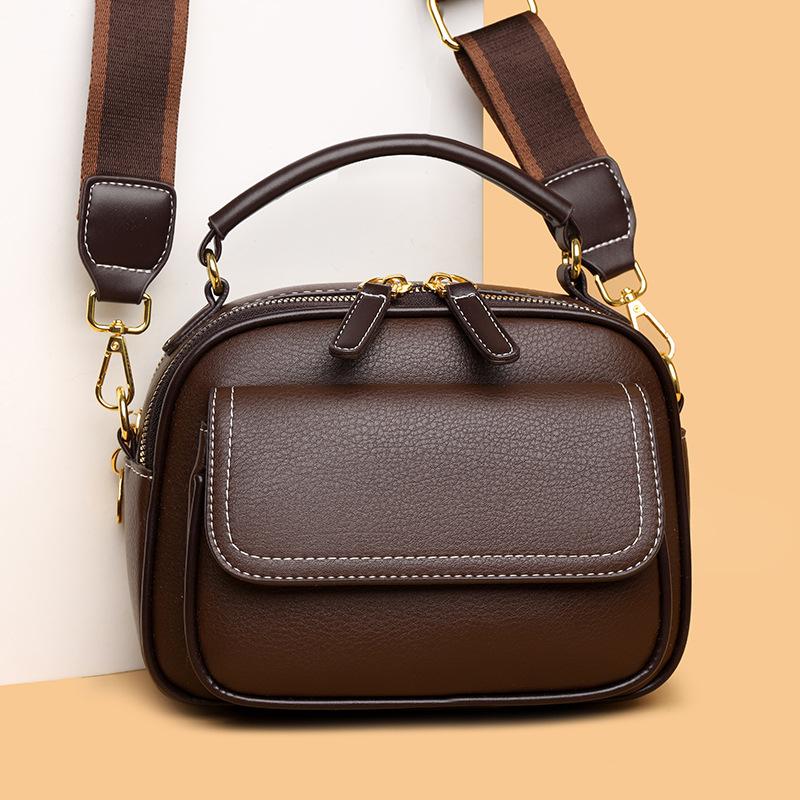 

Classic Multi-layer Texture Small Square Bag Summer Style Women s Crossbody Bag Simple and Versatile Shoulder Bag Large Capacity Small Bag