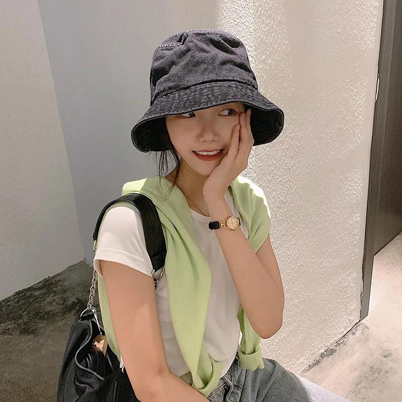 New Denim Fisherman Hat, Thin and Fashionable Multifunctional Hat, Sun Protection Basin Hat, Suitable for Both Men and Women