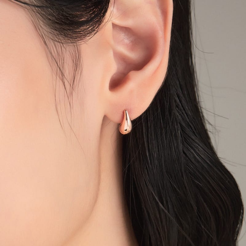 Tirr Lirr Brisa Water Flow Silver Pink Earrings TESSVP03162