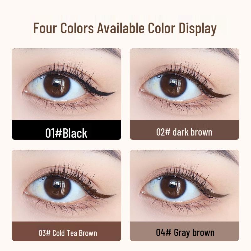 GECOMO Quick-Dry Waterproof Eyeliner: Ultra-Fine, Highly Pigmented, Smudge-Proof, Long-Lasting Makeup Pen.