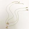Gold Whale Mermaid Tail Necklace Women's Chain - Fade-Resistant Titanium Steel