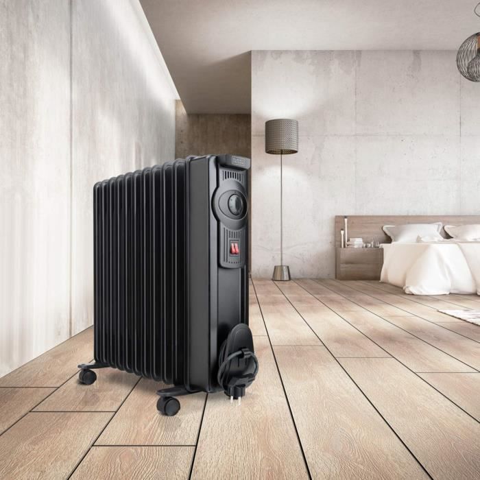 Radiateur - Black+Decker - BXRA1500E - 1500 W - Noir