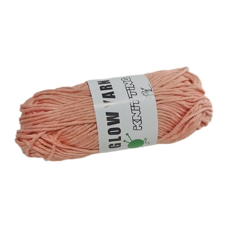 2mm Glowing Cotton Yarn for Handmade Hat Crochet Thread Supplies Knitting Yarn