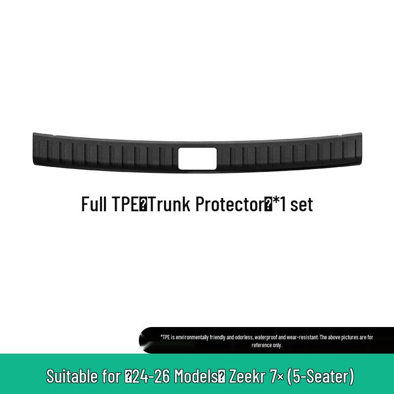 Zeekr 7X 2024-2026 Custom TPE Car Floor Mats & Eco-Friendly Trunk Mat