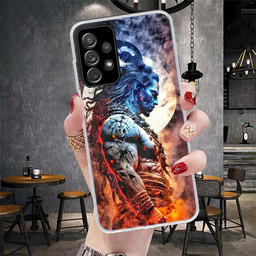 Lord Shiva Hindu God Buddha India Soft Phone Case For Samsung Galaxy A13 A14 A15 A16 A17 A53 A54 A55 A56 A57 A33 A34 A35 A36 A37