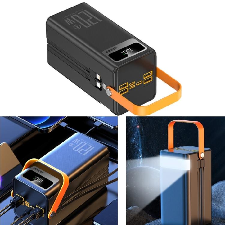 Efficient 120W Charging Mobile Power Adapter With PD20w and Type C Lines 3000mAh/6000mAh For Daily Commutes