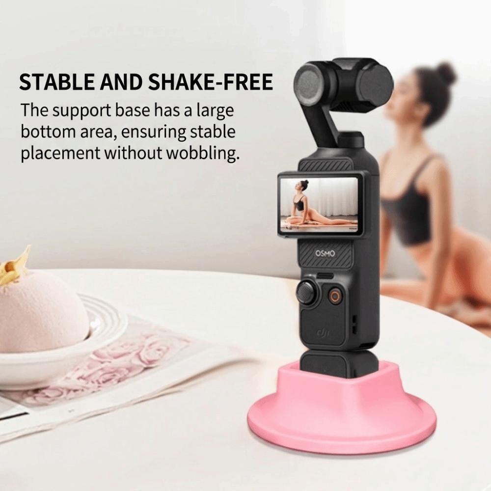 Colorful Silicone Base Shakeproof Lightweight Camera Base Support Anti Slip Camera Accessories for DJI Osmo Pocket 3/4