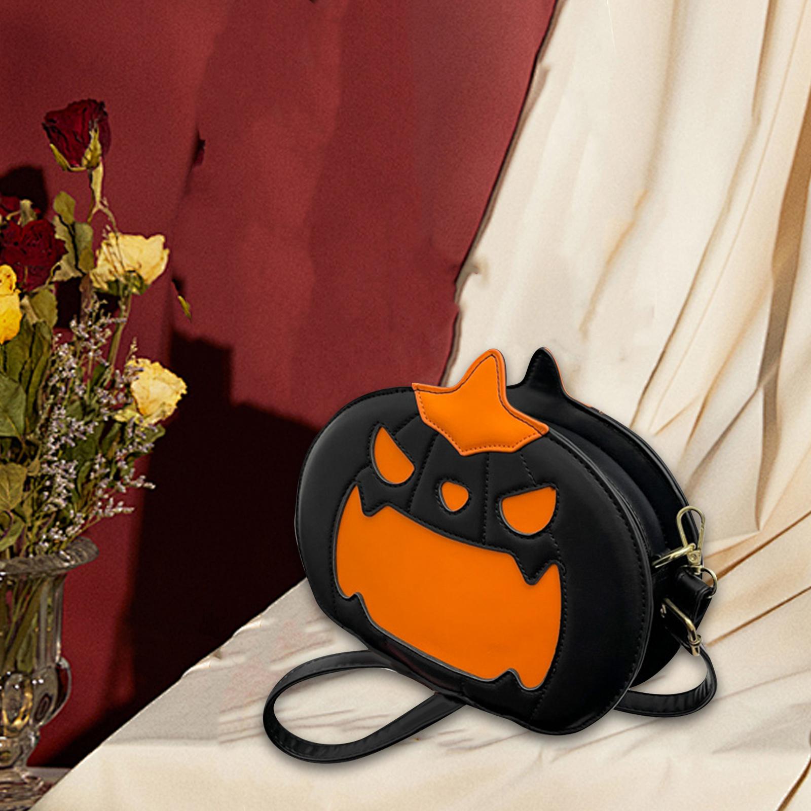 

Halloween Pumpkin Crossbody Bag Fashionable Elegant Satchel Cute Womens Shoulder