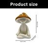 Garden Statue Fairys Garden Accessories Centrepieces Meditations Mushroom Figurines Sculptures Miniature Landscape Decors