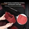 Car Seat Side Organizer Multi-Functional Storage Box for Car Doors And Backs Faux Leather Cell Phones Sunglasses Gadgets for Car Enthusiasts