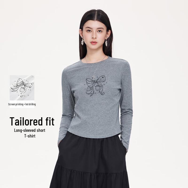 FivePlus Women's Long Sleeve Slim-Fit T-Shirt