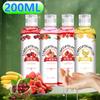 200ML Peach Strawberry Banana Cherry Fruit Flavoured Water Based Lubricant Sexual Anal Lubricant Adult Couple Lubricant