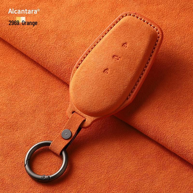 Suede Key Cover for 25 Nissan N7 Models: Fits 625Max, 510Pro & Air New EV Models.