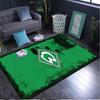 1 Stück Teppich Grün und Weiß Werder Teppich, Stuhlmatte, Bereichsteppich für Büro Schlafzimmer Wohnzimmer Schlafzimmer, Fußmatten Dekoration Weihnachtsgeschenke für Fans