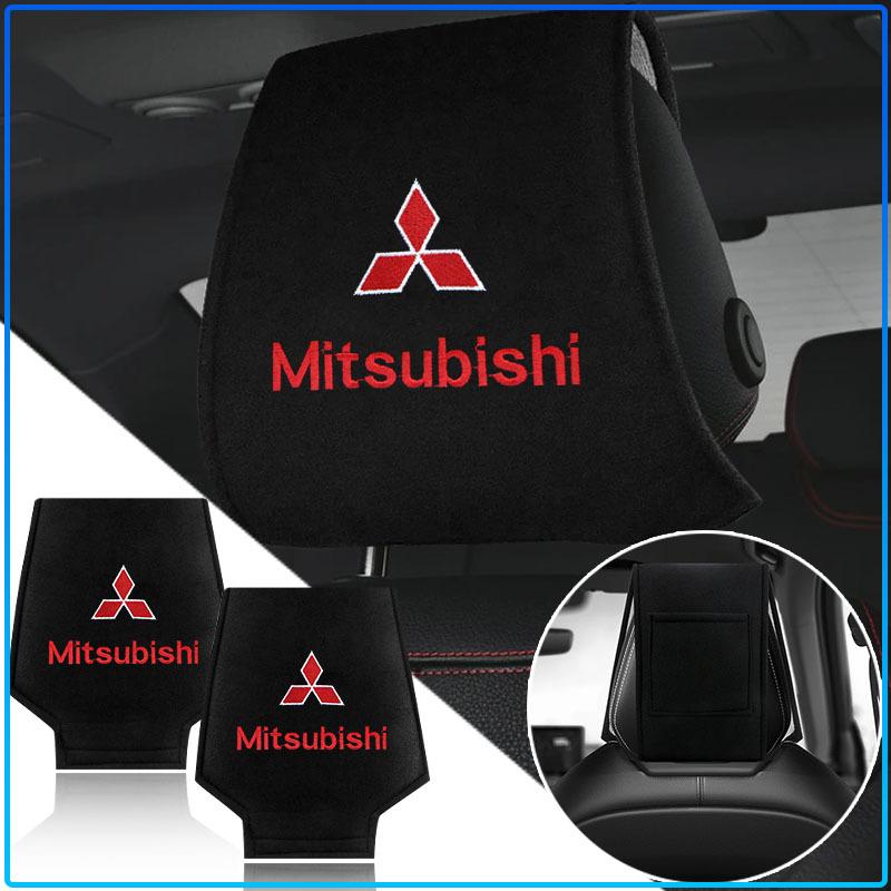 Autositz-Rückenlehnen-Kopfstützen-Kissen Aufbewahrungstasche Staubdichte Abdeckung Für Mitsubishi Lancer Lancer ASX Outlander 2 3 Pajero Mirage exzos Pajero 4