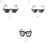 Occhiali da Vista Pixel Mosaico Vintage con Design Unico a Quadri per Stile Unisex