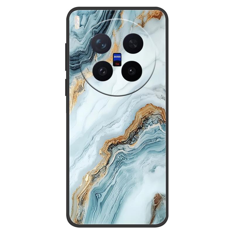 For VIVO X300 Pro Case Marble Painted Soft Matte Silicone Back Cover For Vivo X300 Full Protective Phone Shell X 300 X300 PRO