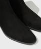 Firenze Atelier Slimline Black Sole Suede Chelsea Boots 3332-Qs [Black]