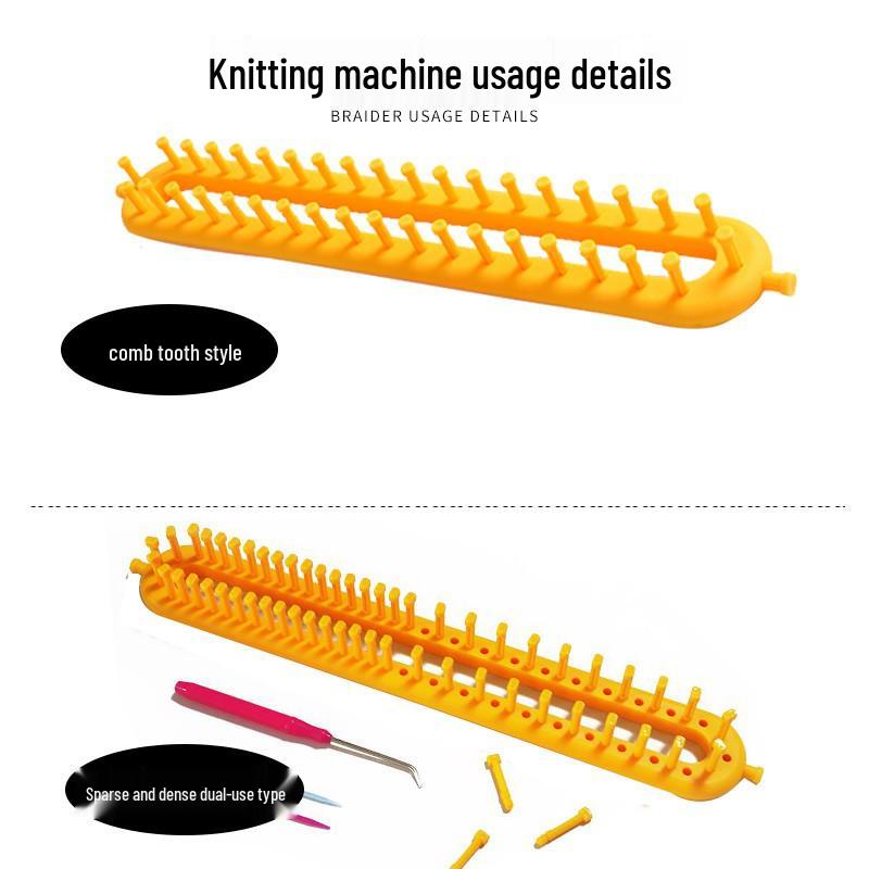 DIY Knitting Machine: Handmade Scarf & Sweater Kit for Lazy Crafters