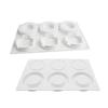 6 Cavity Donut Silicone Cake Mold Mousse French Dessert Pastry Silicone Round Jelly Cake Mold Kitchen Tool Baking Mold