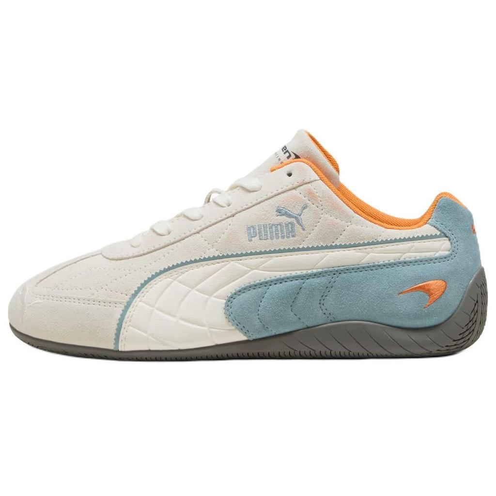 Puma Speedcat Freizeit Schuhe Herren Warmweiß Blau Orange 309452-03