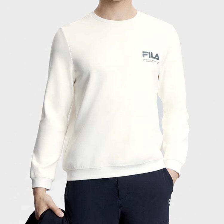 New FILA Sweatshirt Men's Standard White A11M337205F-WT