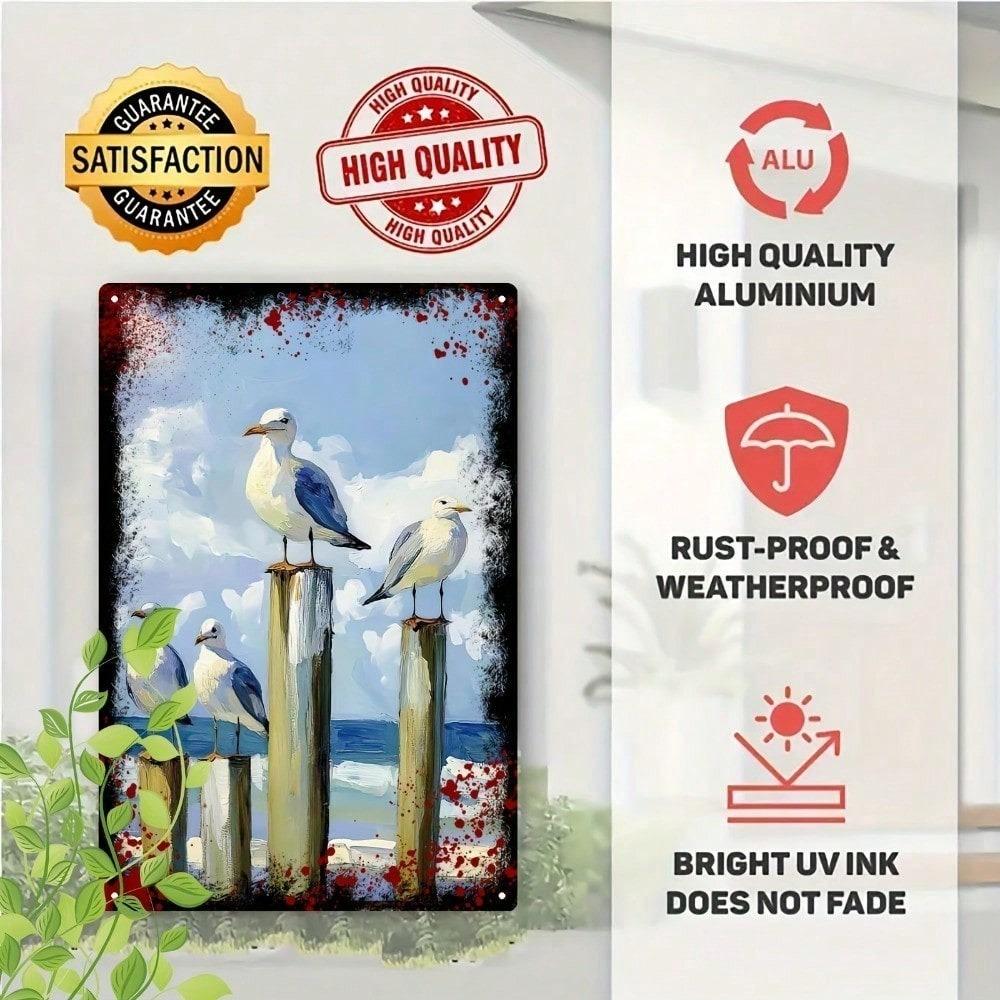 Retro Style Metal Sign Wall Decor
