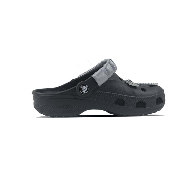 Crocs Crush Clog EVA Bear Fun Star Beya Beach Hand-painted Cute Pearl Niche Versatile Campus Style Hole Shoes Unisex Style Black